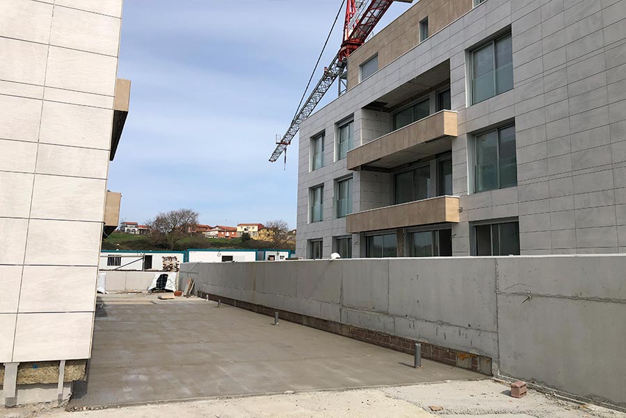 Obras de SOHO después de doce meses de trabajos.